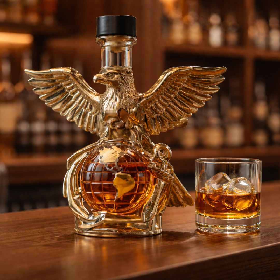 Whiskey Decanter – Heraldic Eagle