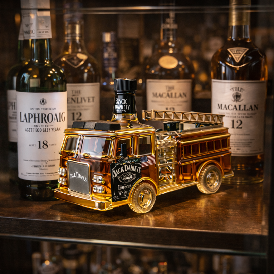 Whiskey Decanter – Fire Truck