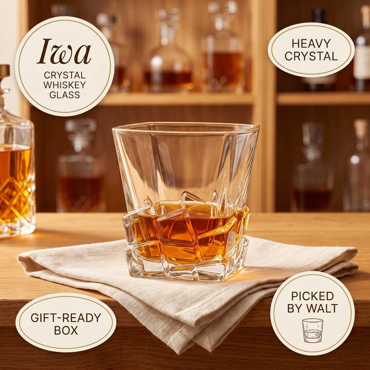 Japanese Crystal Whiskey Glass – Iwa