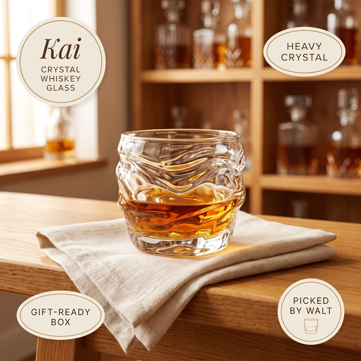 Japanese Crystal Whiskey Glass – Kai