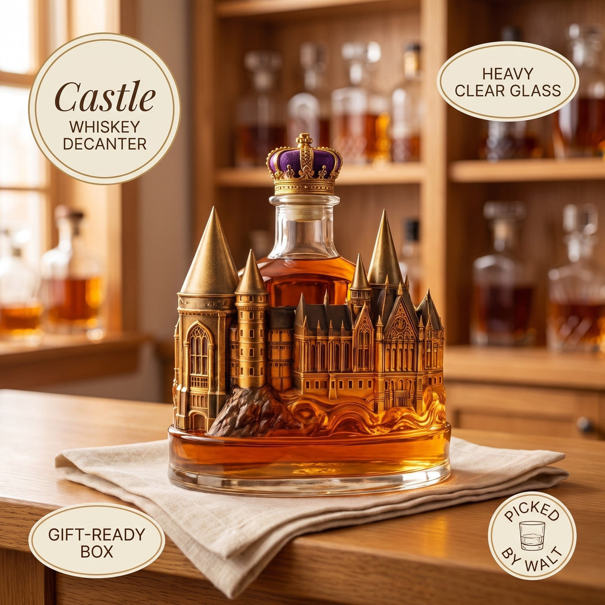 Whiskey Decanter – Castle