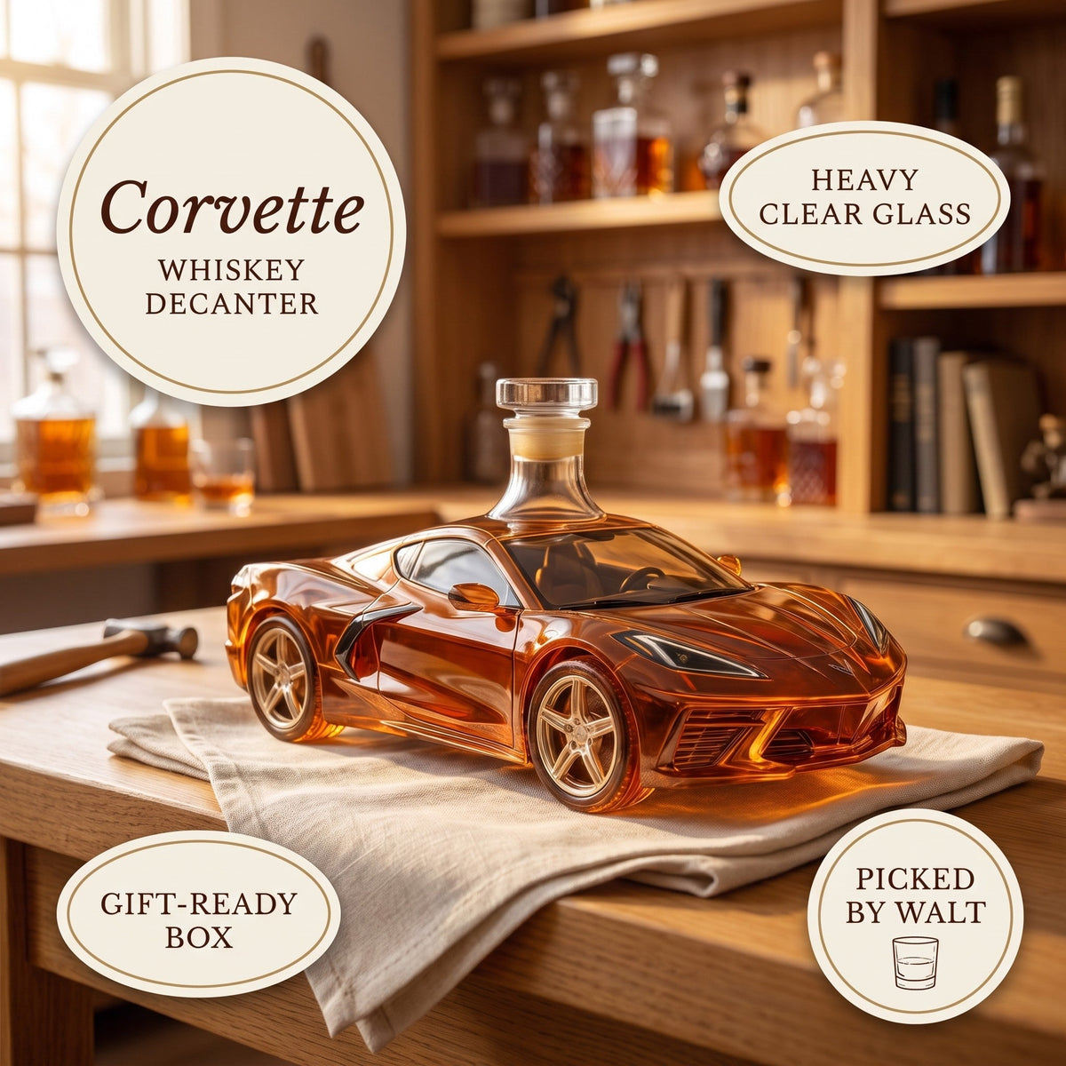 Whiskey Decanter – Corvette