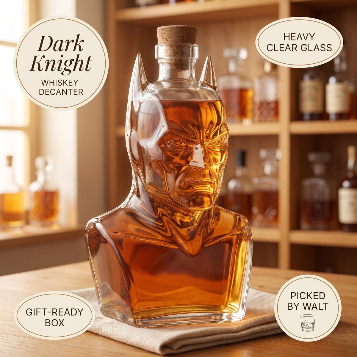 Whiskey Decanter – Dark Knight