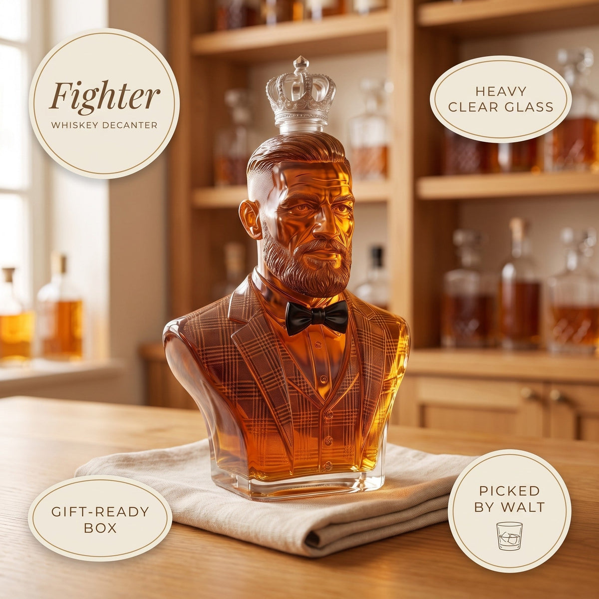 Whiskey Decanter – Fighter