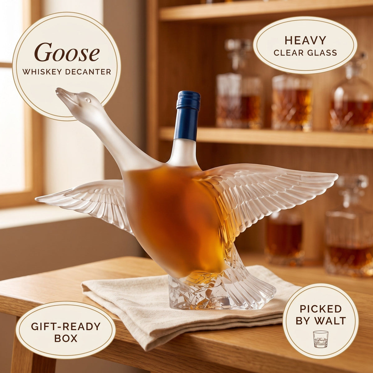 Whiskey Decanter – Goose