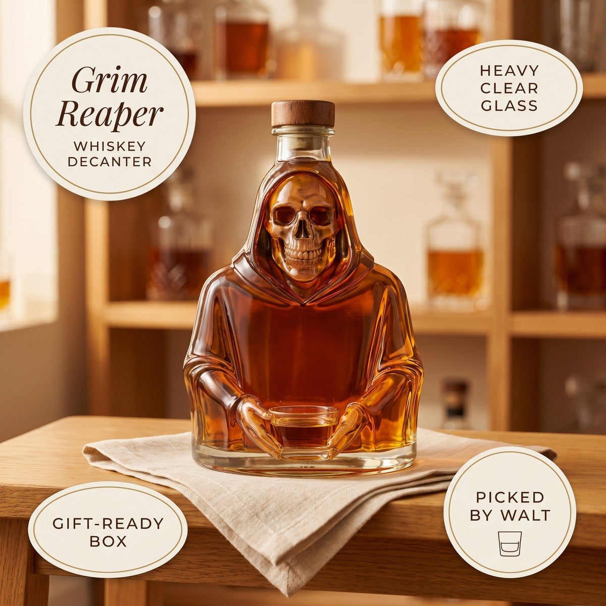 Whiskey Decanter – Grim Reaper