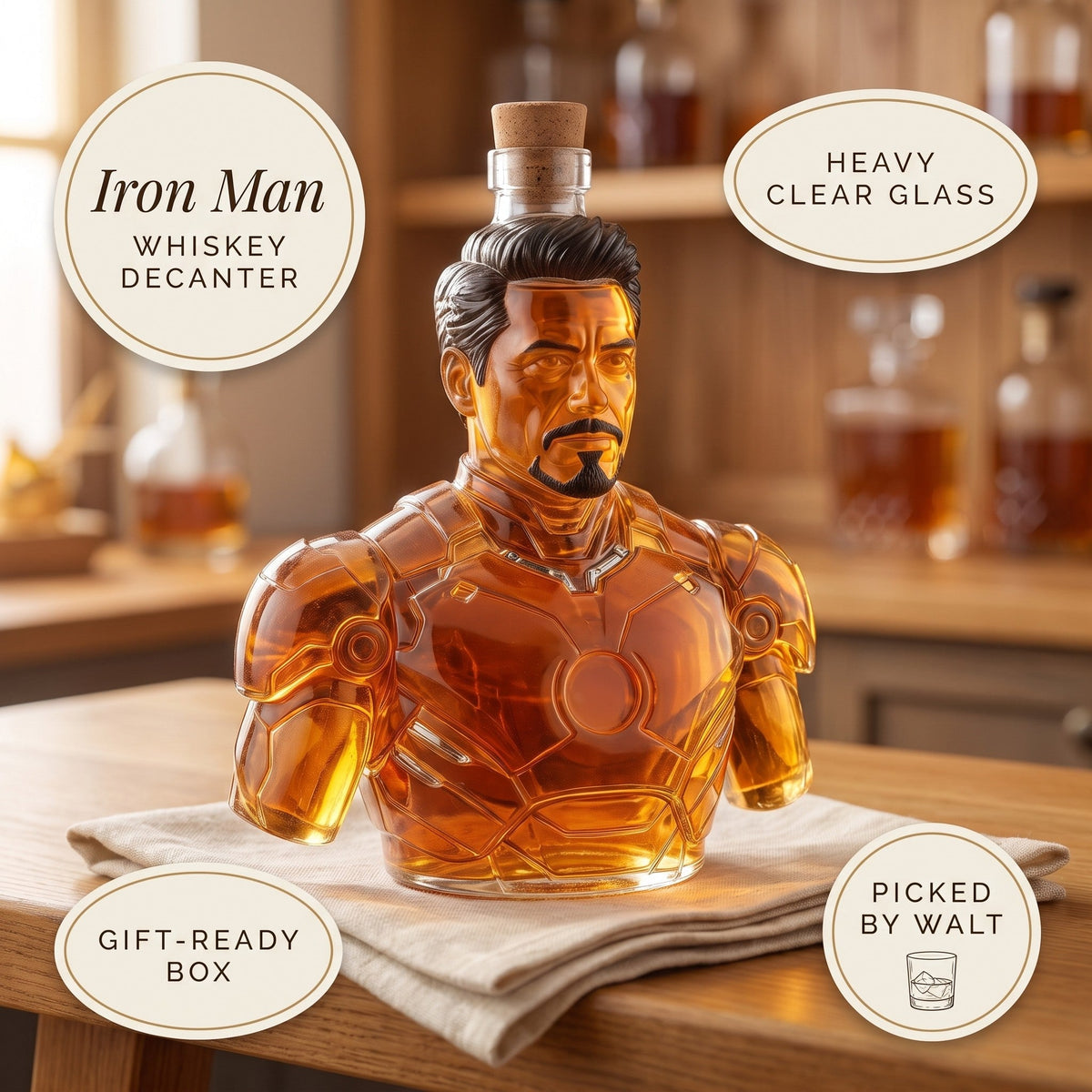 Whiskey Decanter – Iron Man
