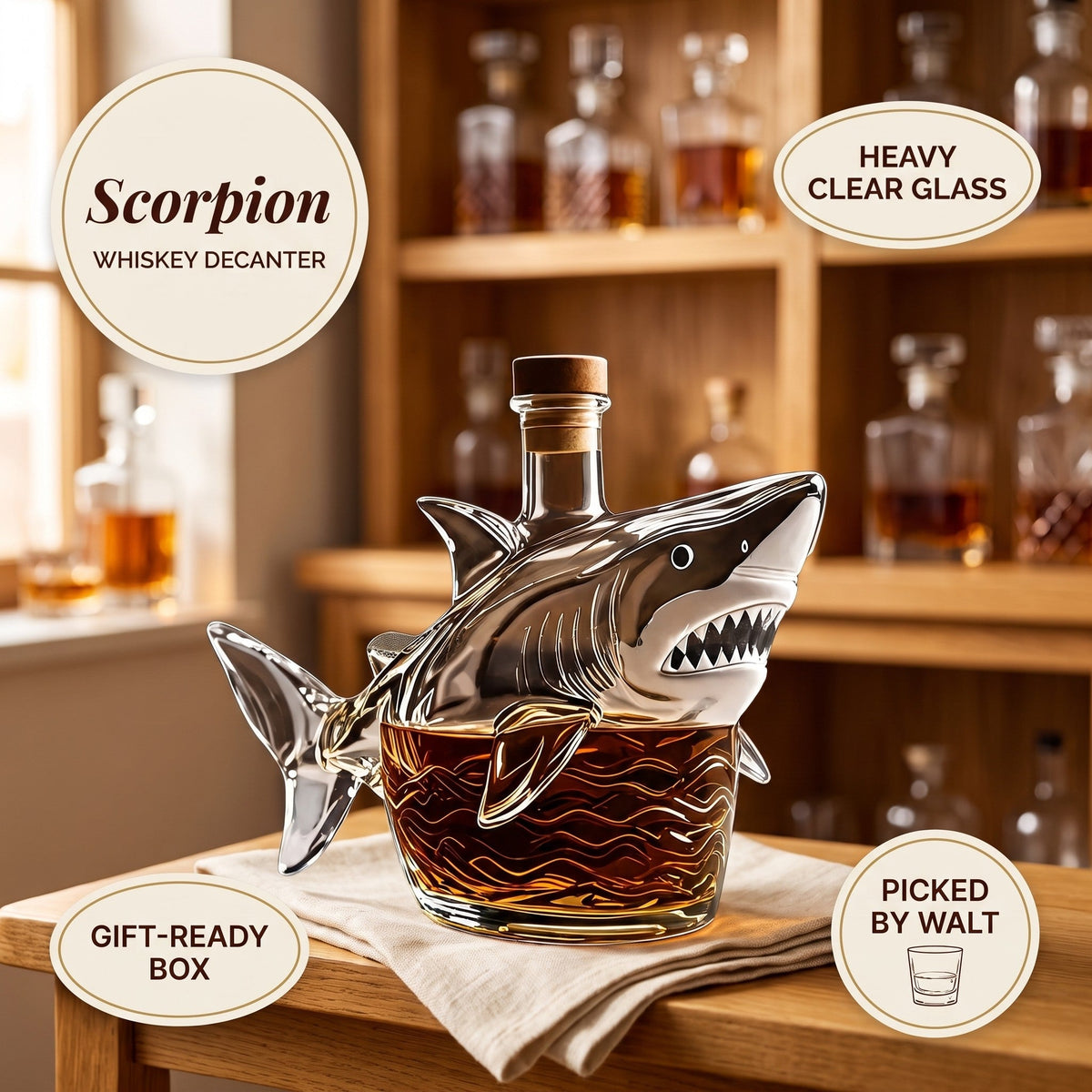 Whiskey Decanter – Scorpion