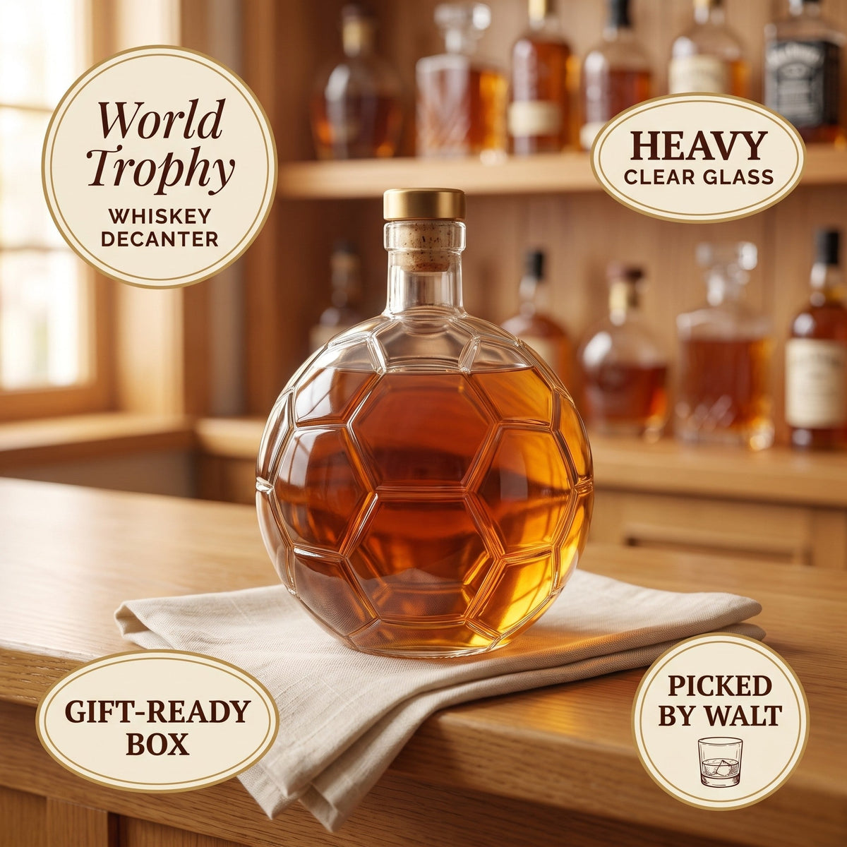 Whiskey Decanter – World Trophy