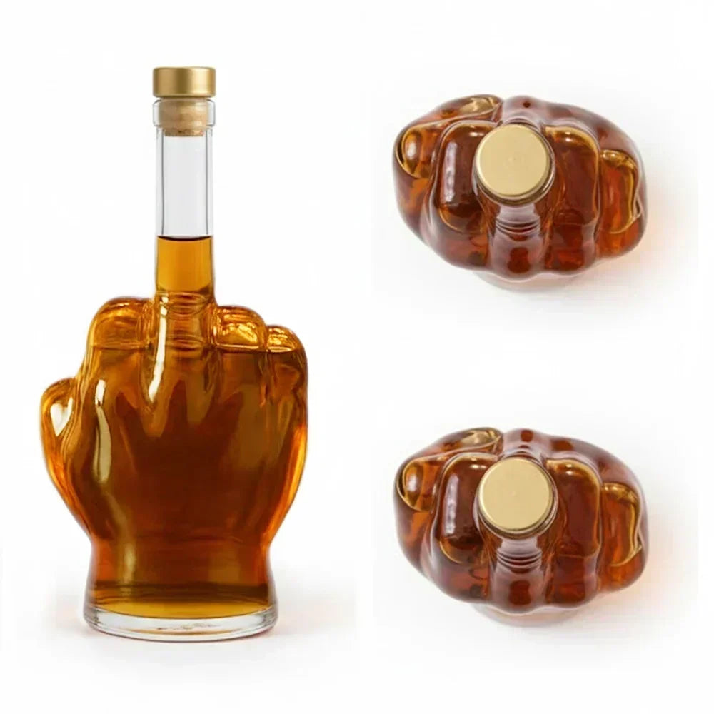 Whiskey Decanter – Middle Finger