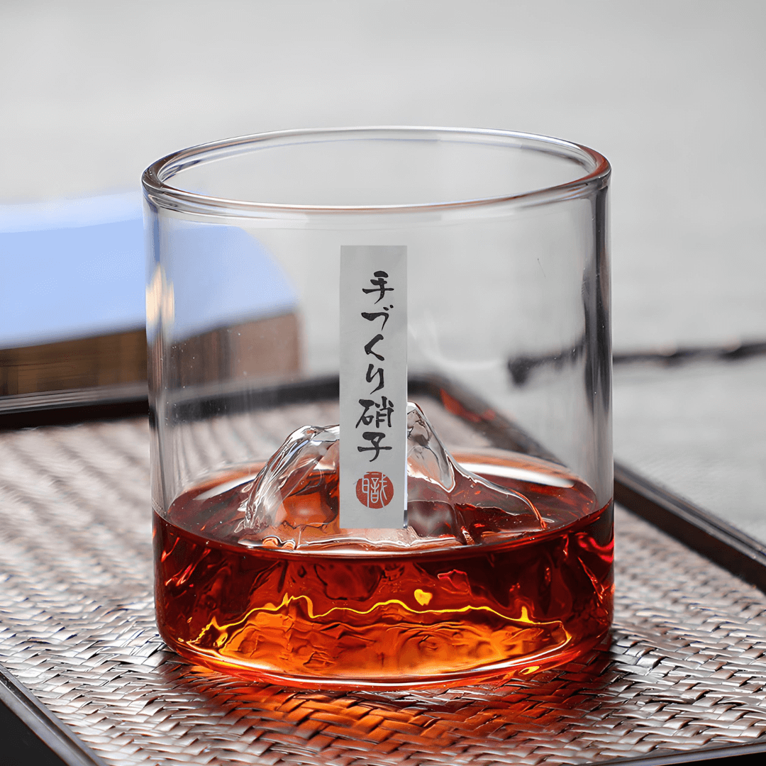 Japanese Crystal Whiskey Glass – Mount Fuji