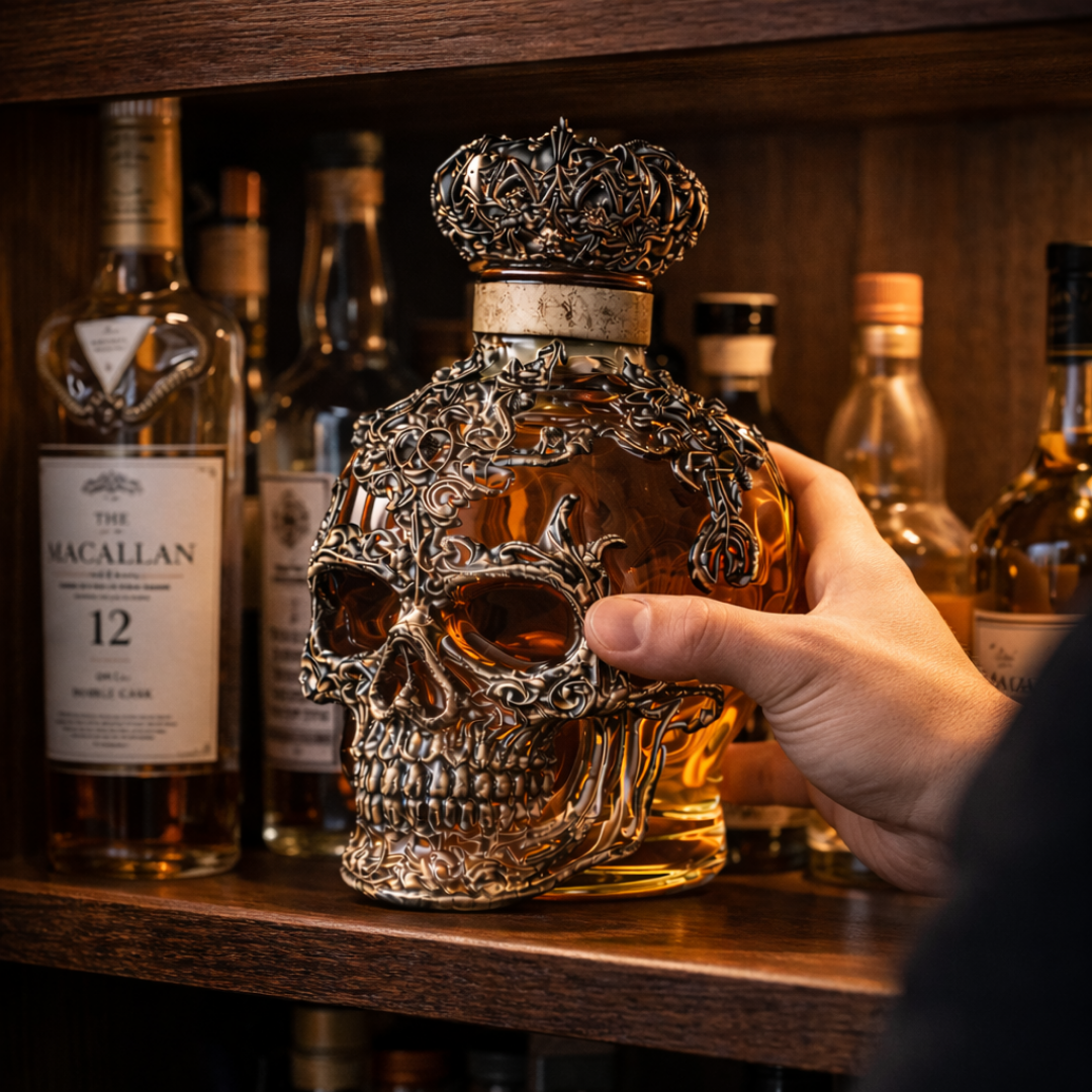 Whiskey Decanter – Skull