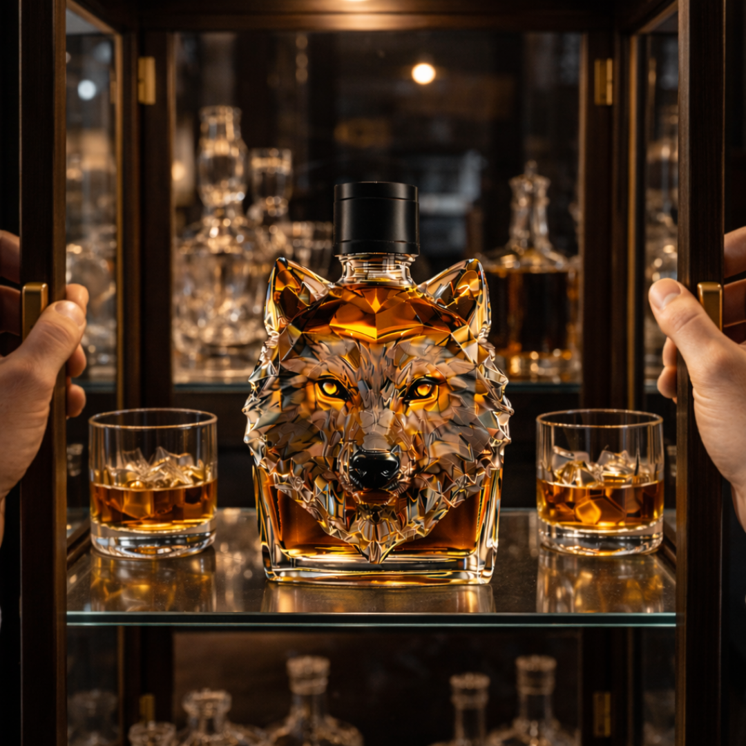 Whiskey Decanter – Wolf
