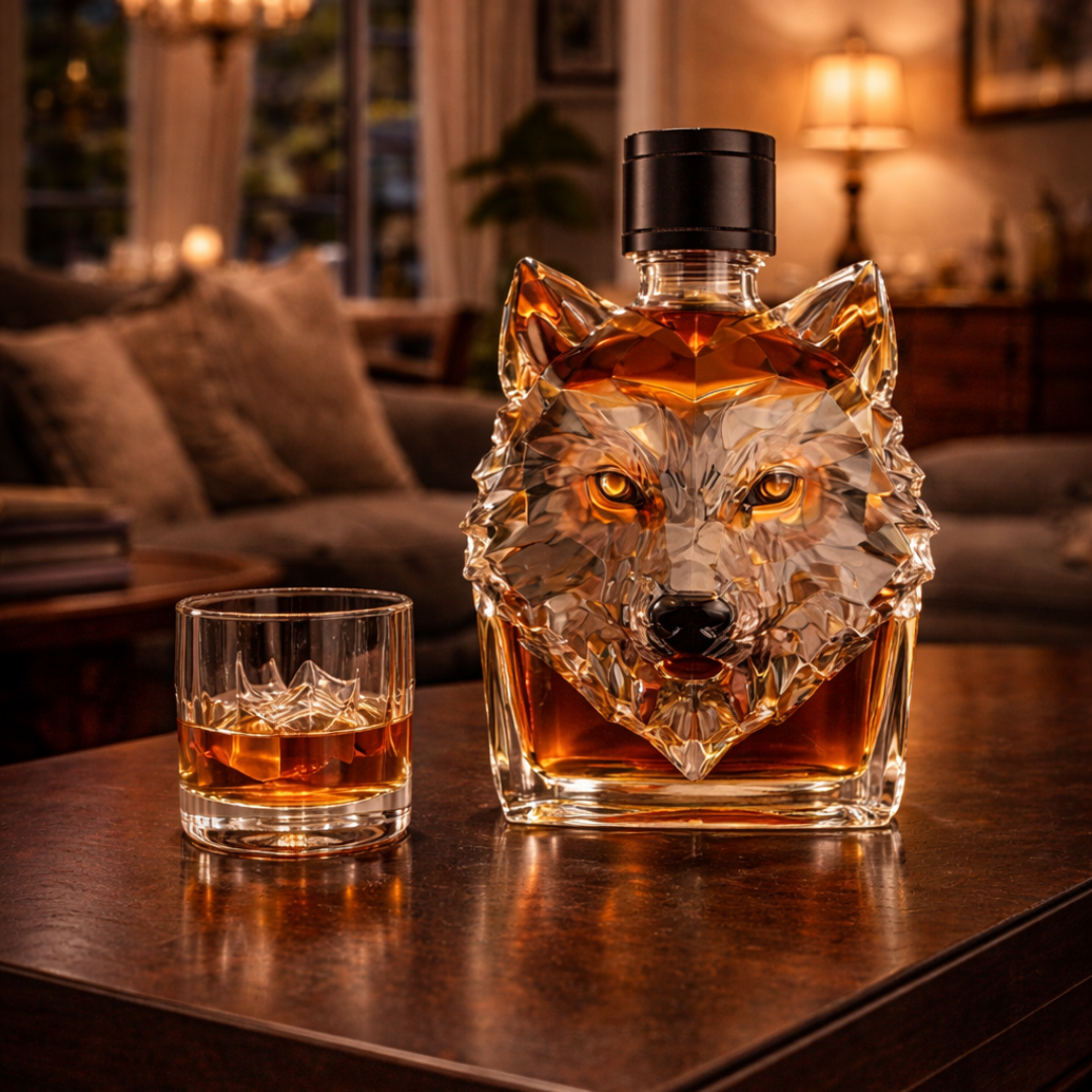 Whiskey Decanter – Wolf