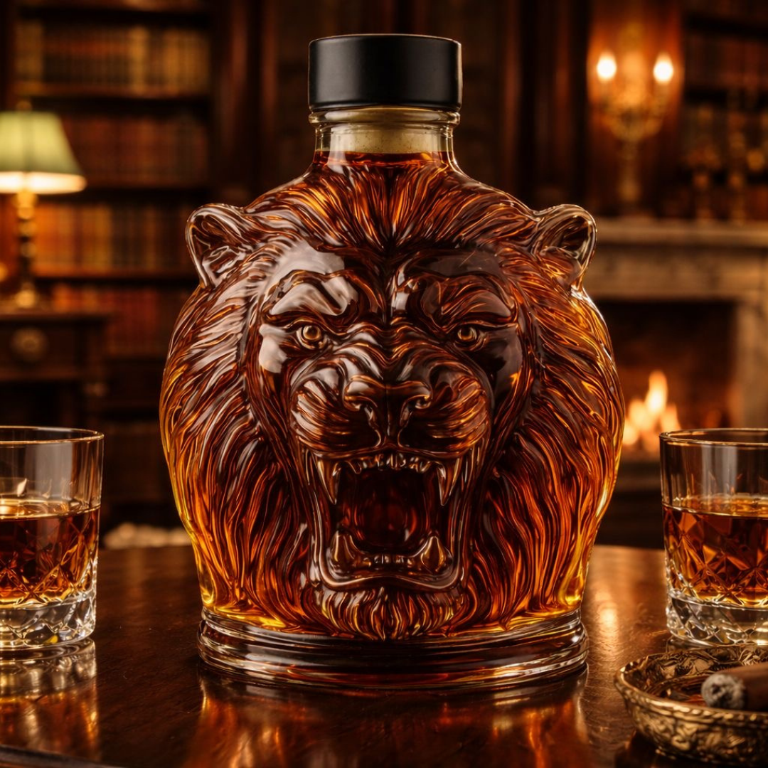 Whiskey Decanter – Lion