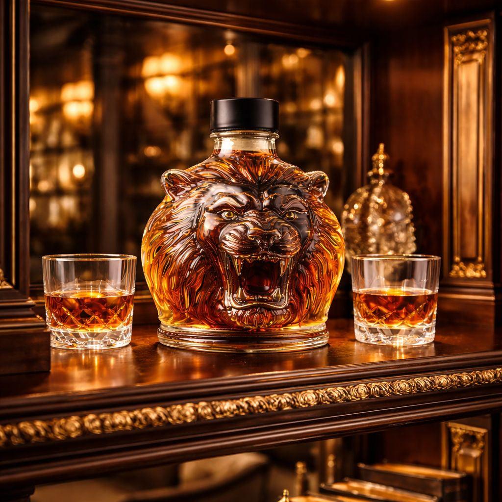 Whiskey Decanter – Lion