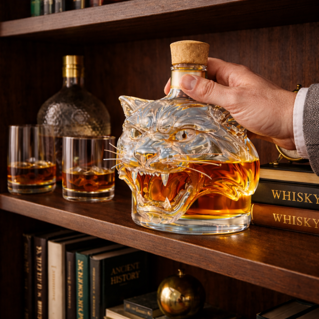 Whiskey Decanter – Tiger