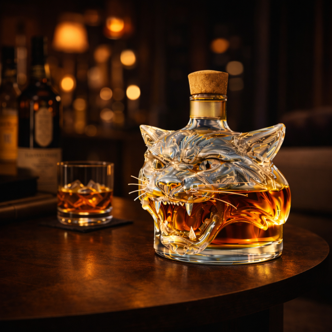 Whiskey Decanter – Tiger