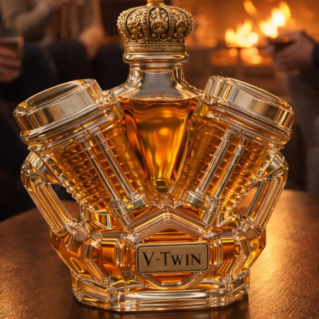 Whiskey Decanter – V-Twin Engine