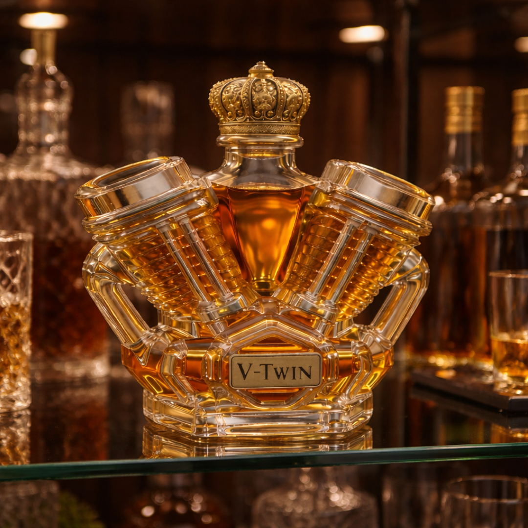 Whiskey Decanter – V-Twin Engine