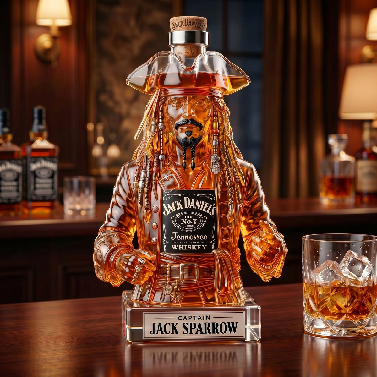 Whiskey Decanter – Captain