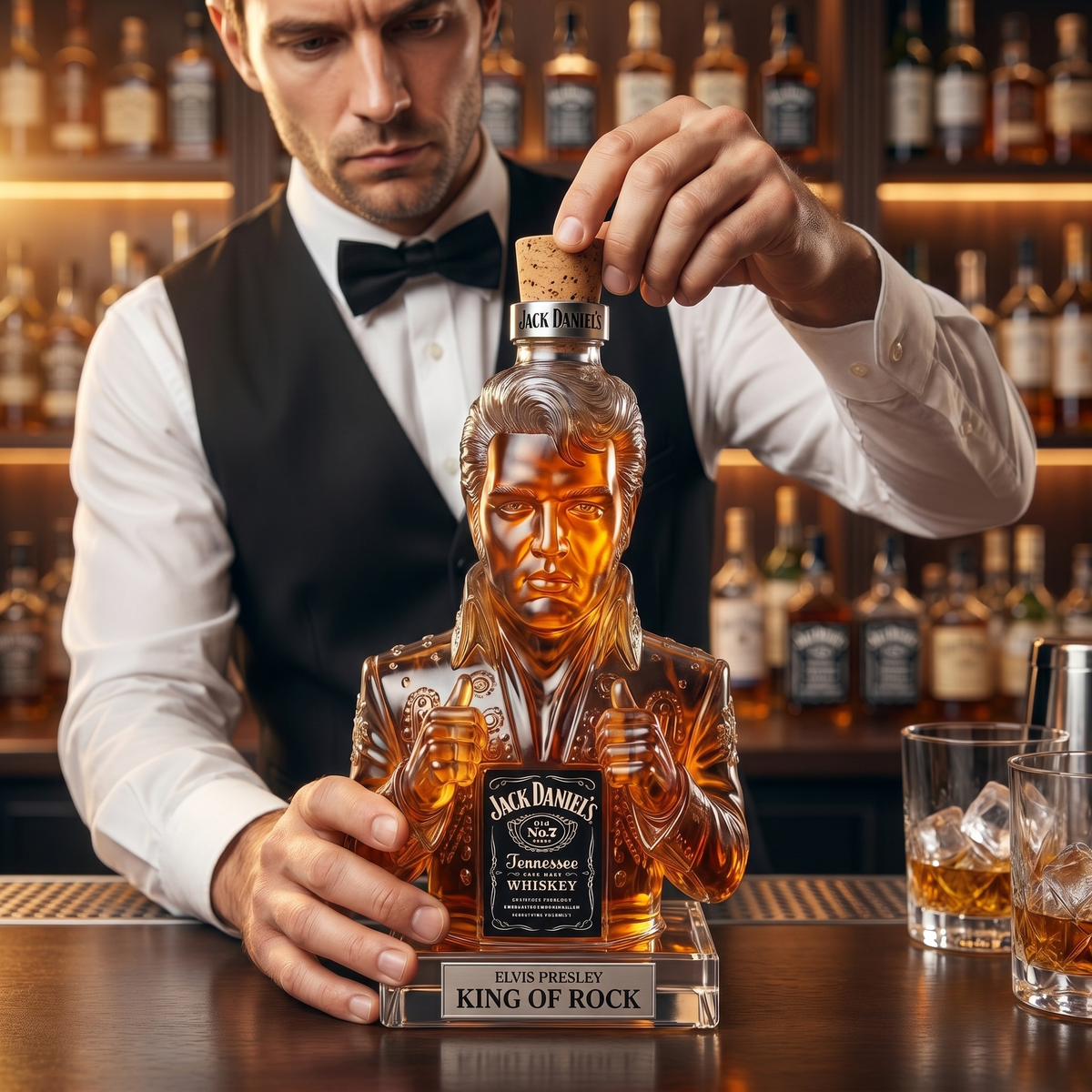 Whiskey Decanter – Elvis