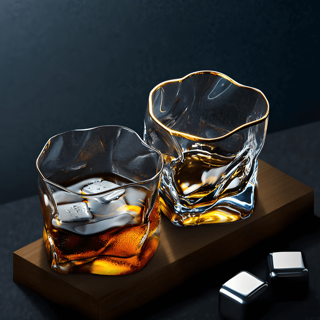 Japanese Crystal Whiskey Glass – Hoshi Gold