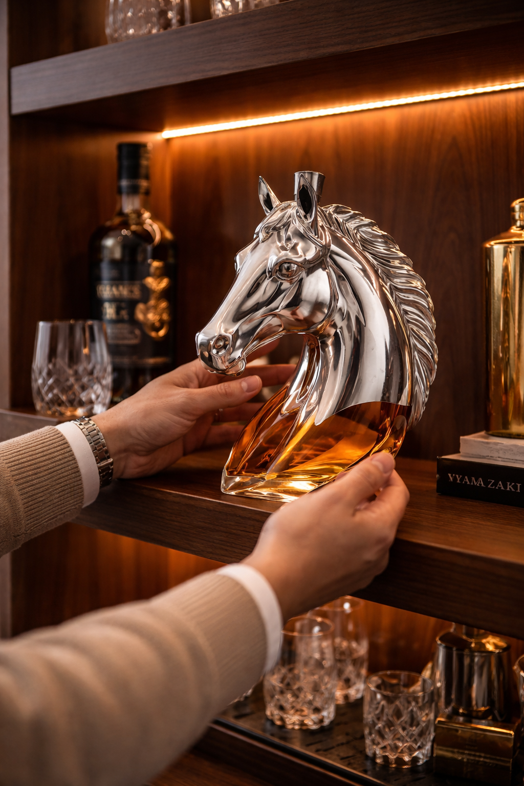 Whiskey Decanter – Horse Head
