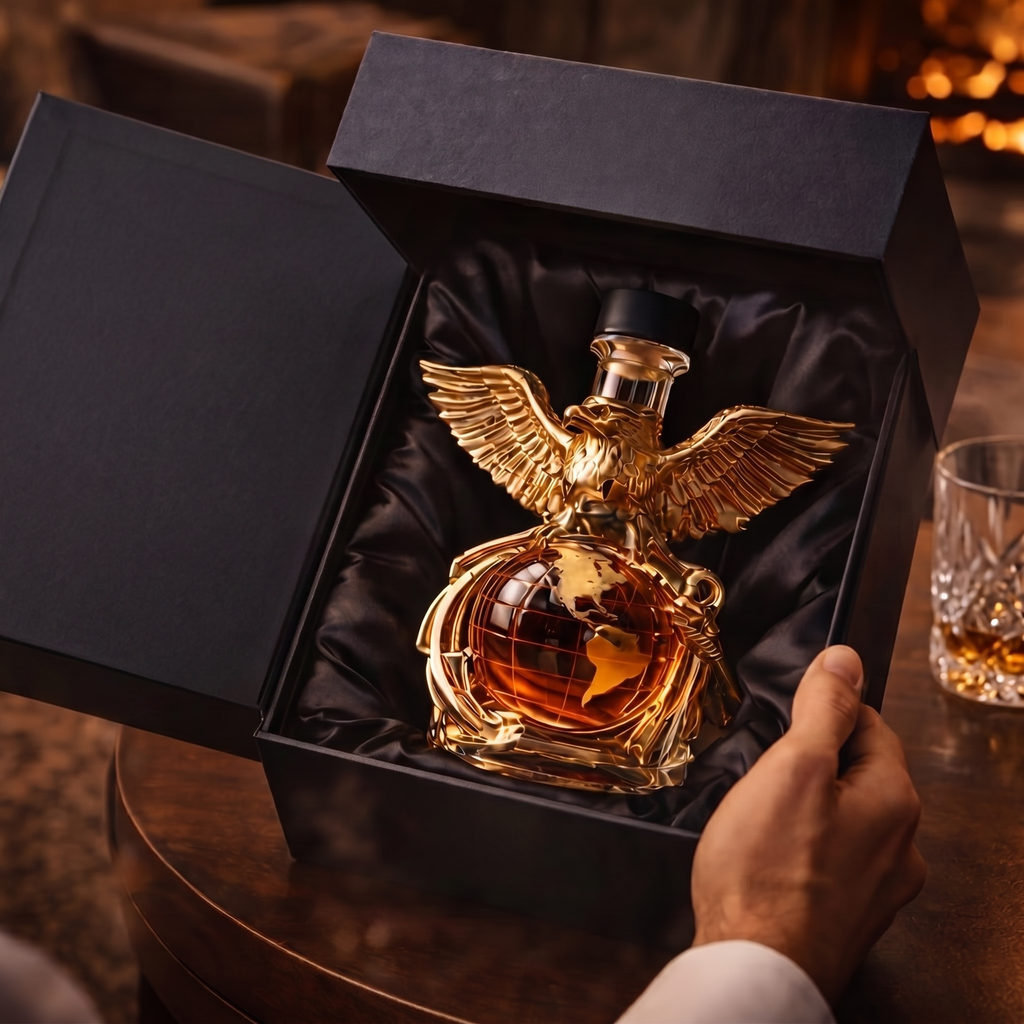 Whiskey Decanter – Heraldic Eagle
