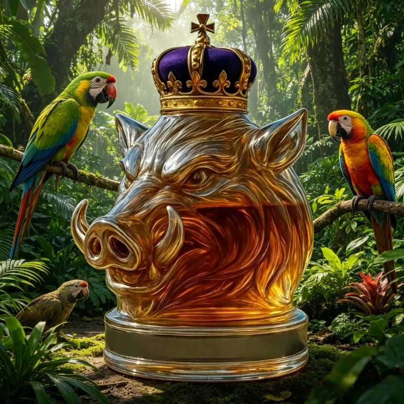 Whiskey Decanter – Wild Boar