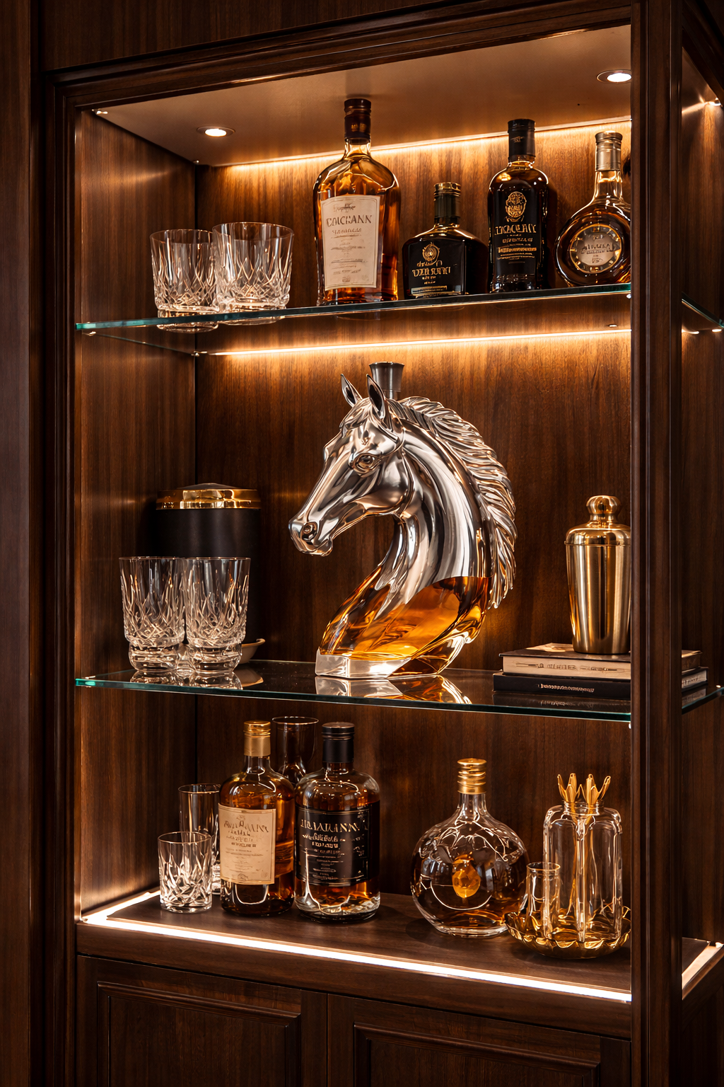 Whiskey Decanter – Horse Head
