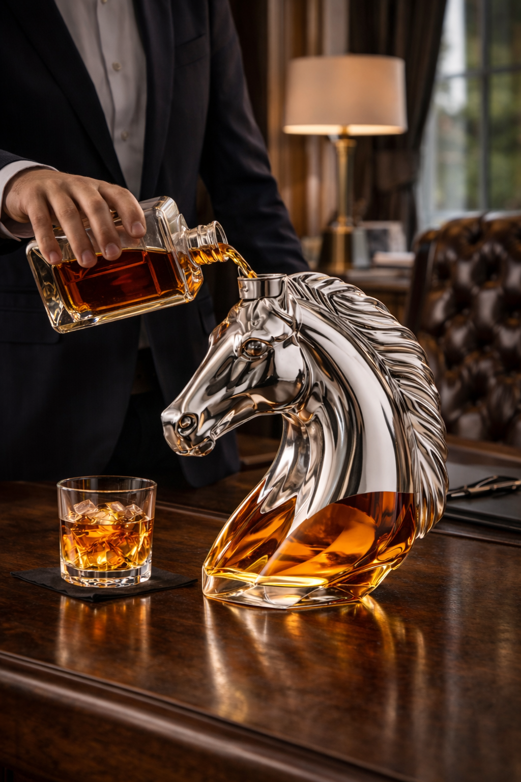 Whiskey Decanter – Horse Head