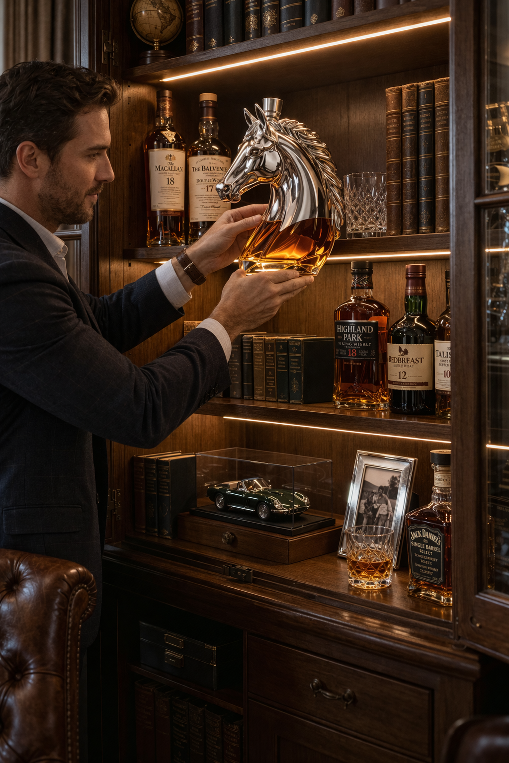 Whiskey Decanter – Horse Head