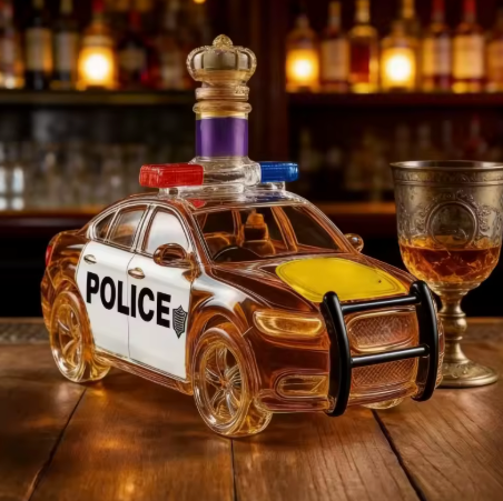 Whiskey Decanter – Police Car