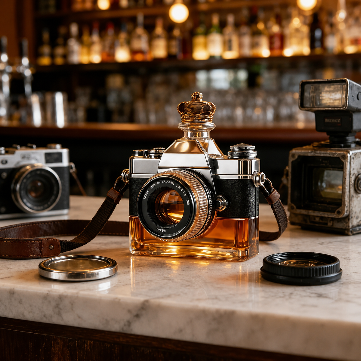 Whiskey Decanter – Vintage Camera