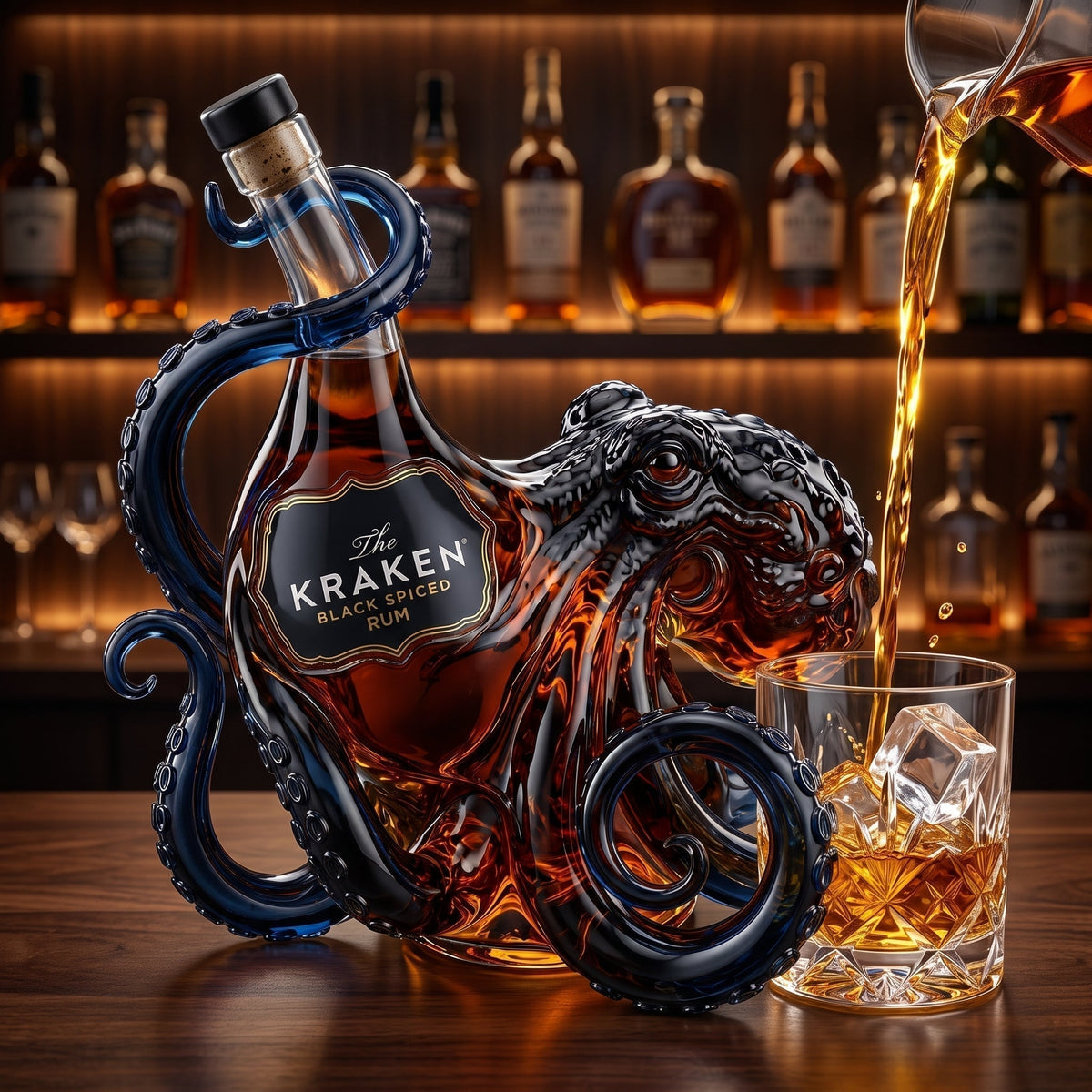 Whiskey Decanter – Kraken