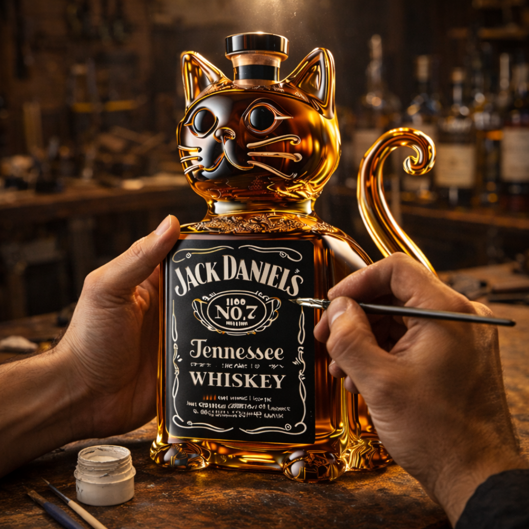 Whiskey Decanter – Cat