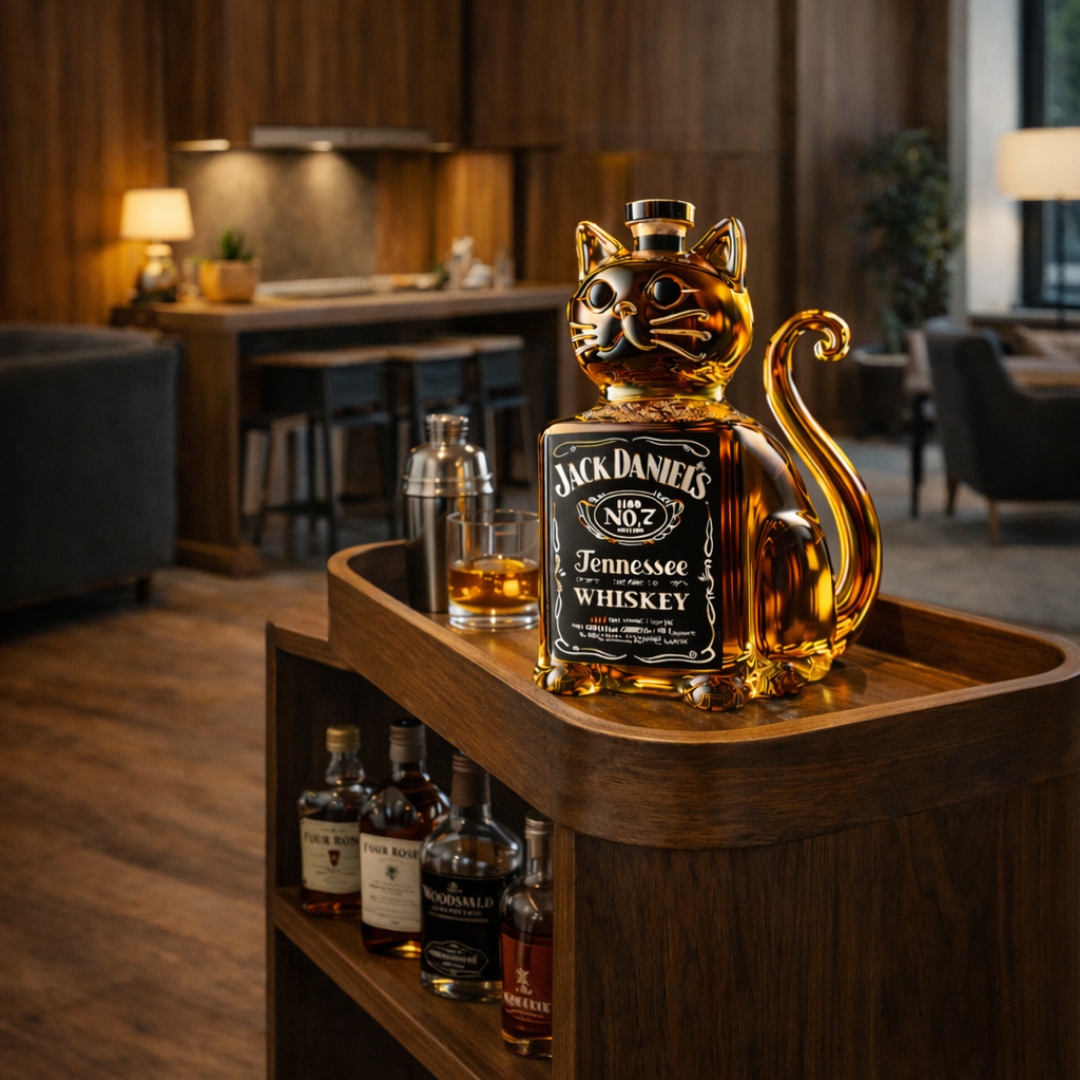 Whiskey Decanter – Cat