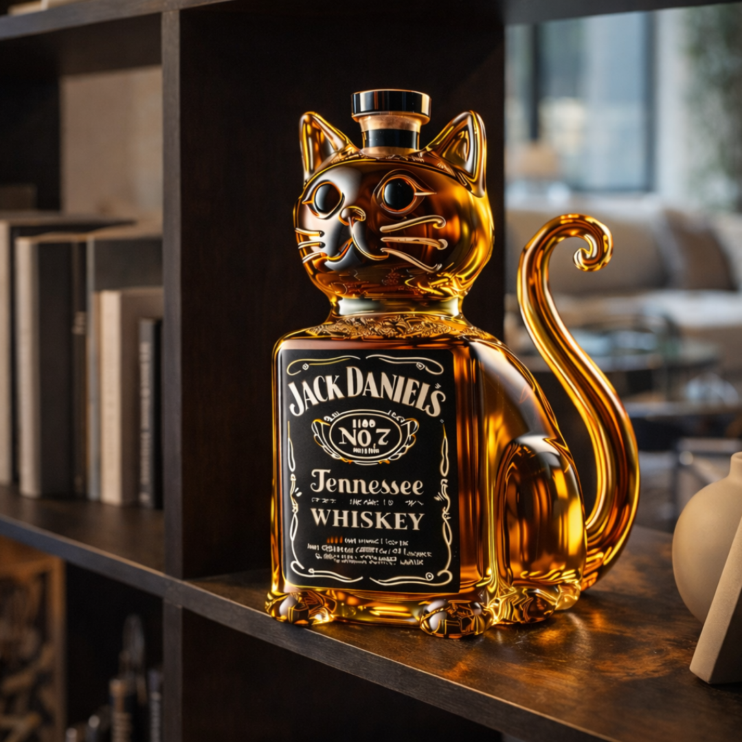 Whiskey Decanter – Cat