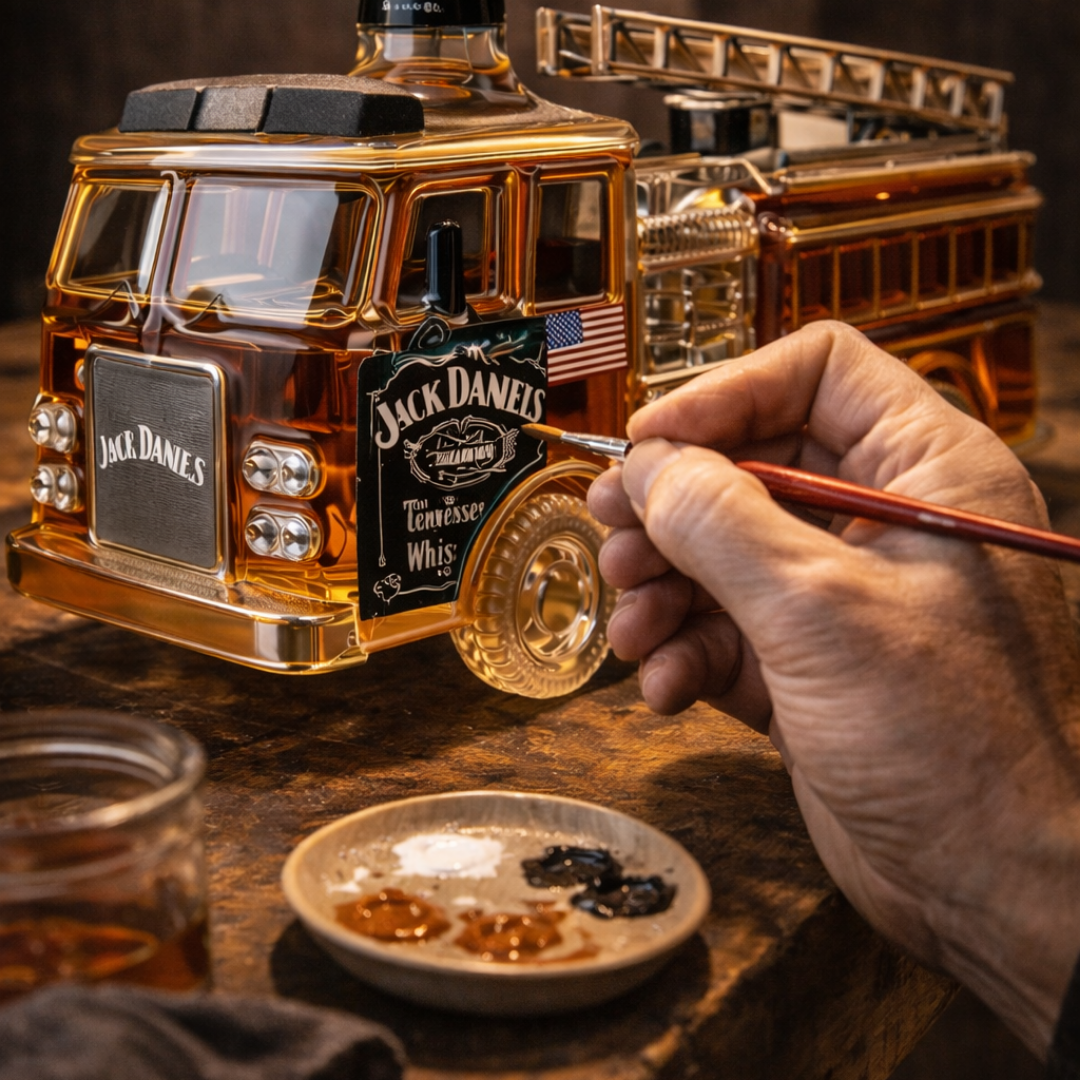 Whiskey Decanter – Fire Truck