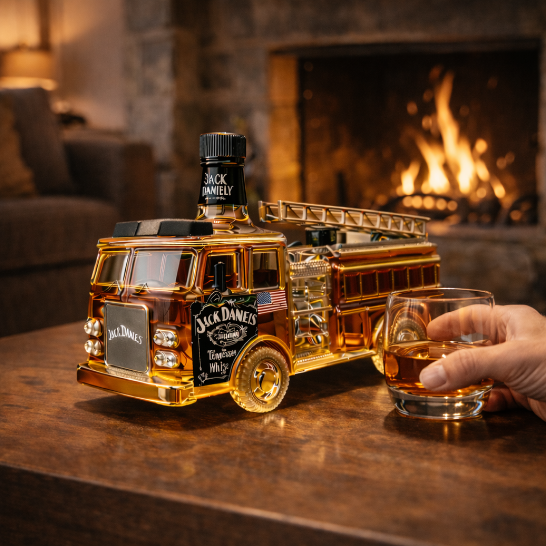 Whiskey Decanter – Fire Truck