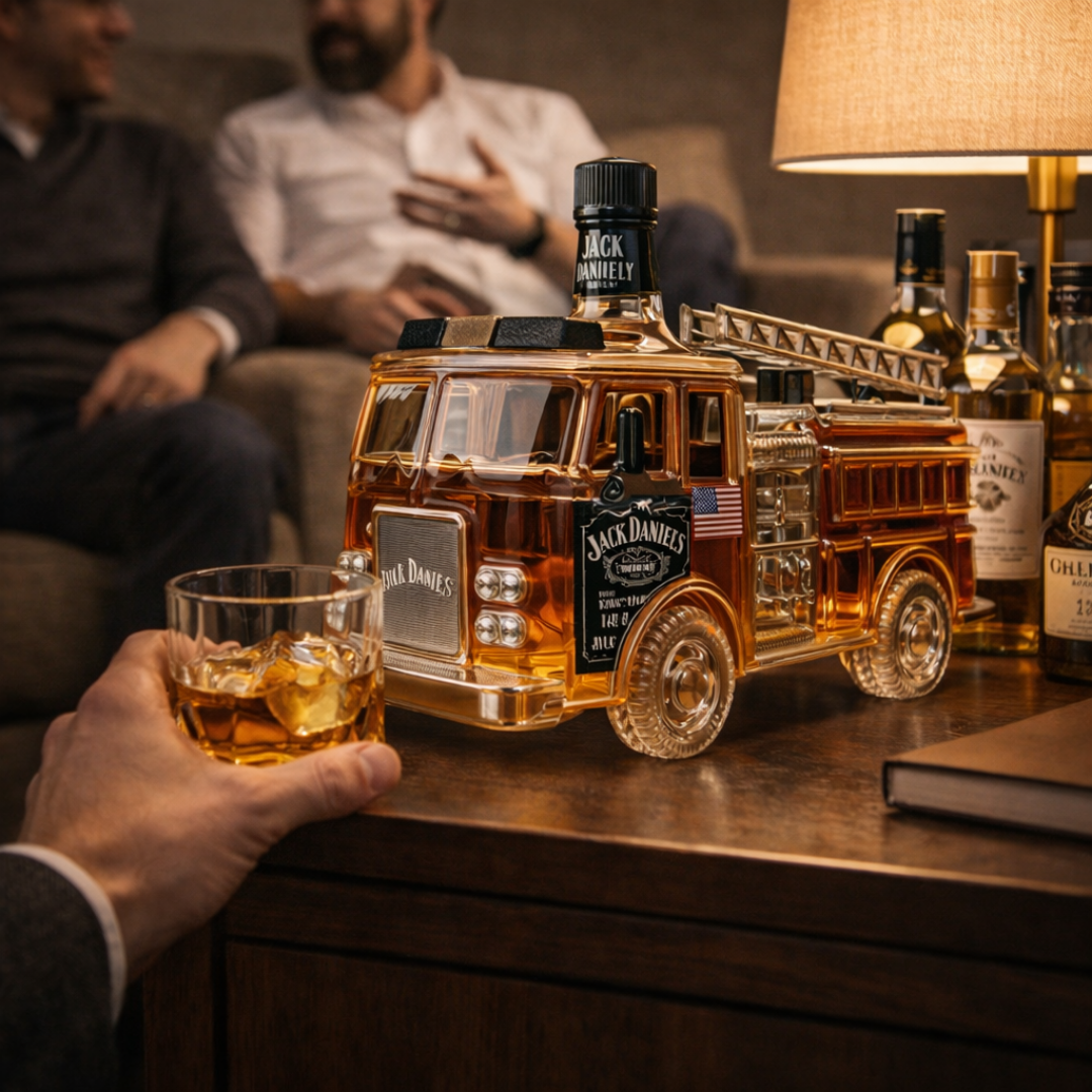 Whiskey Decanter – Fire Truck