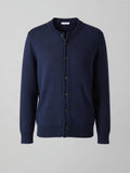 Anverth - Button Front Knit Cardigan with Ribbed Trim