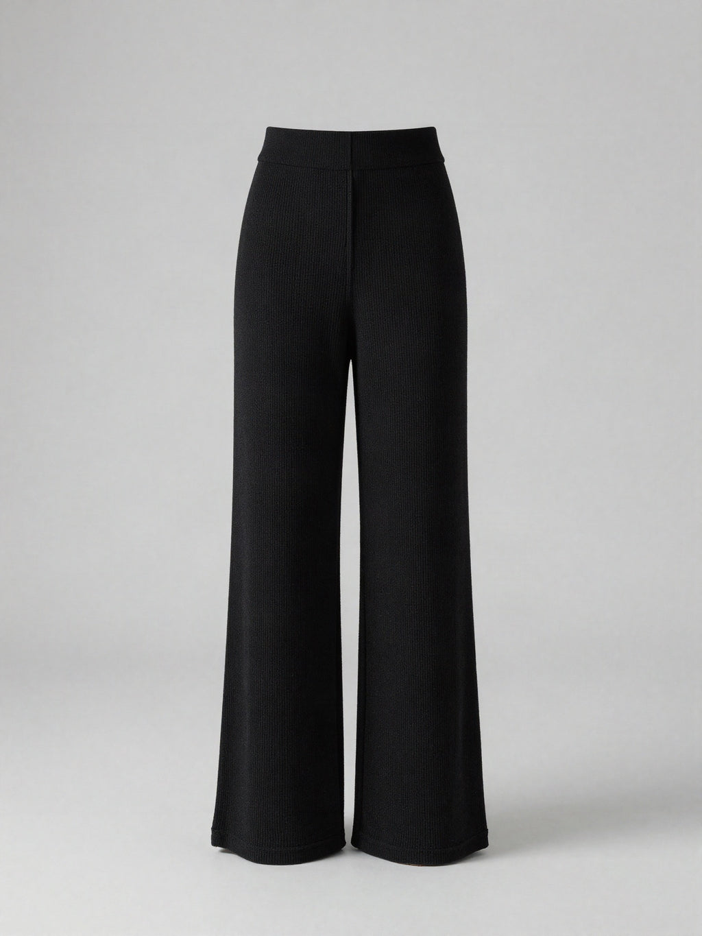 Ashlowe - Ribbed Knit Wide Leg Pants