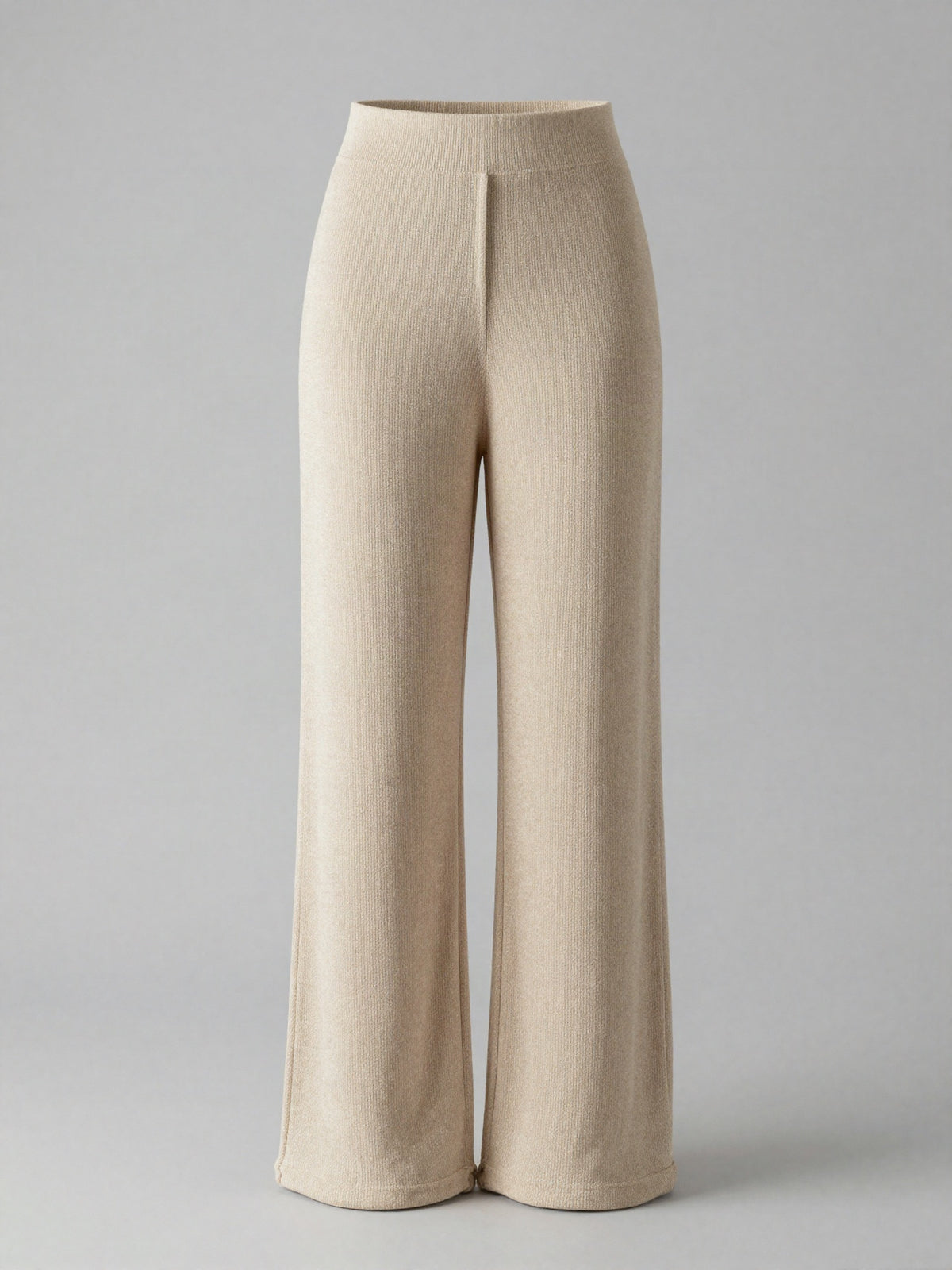 Ashlowe - Ribbed Knit Wide Leg Pants