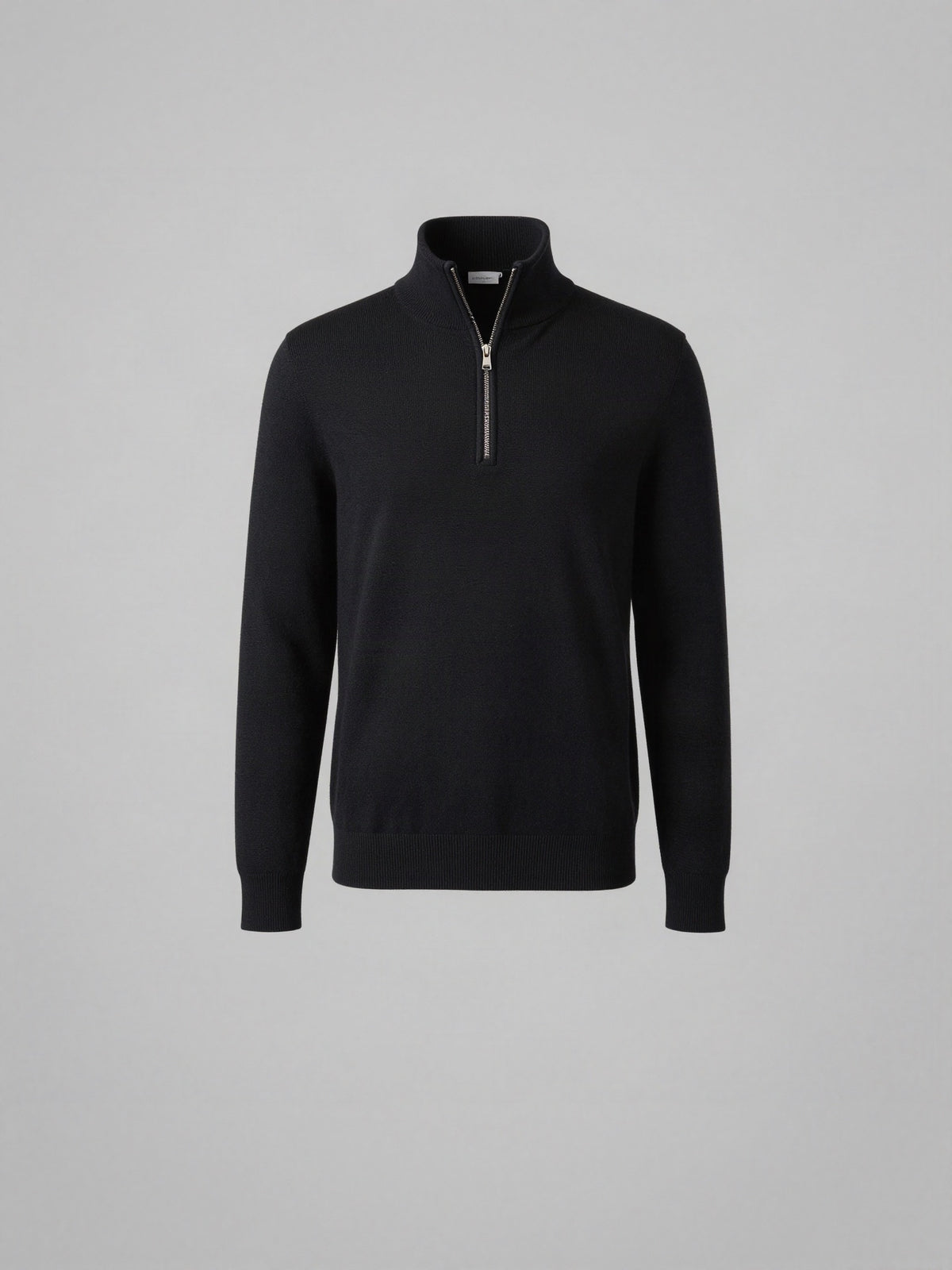 Brimlow - Half Zip Sweater with Funnel Neck