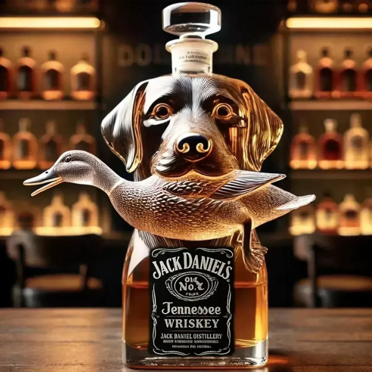 Whiskey Decanter – Hunting Dog