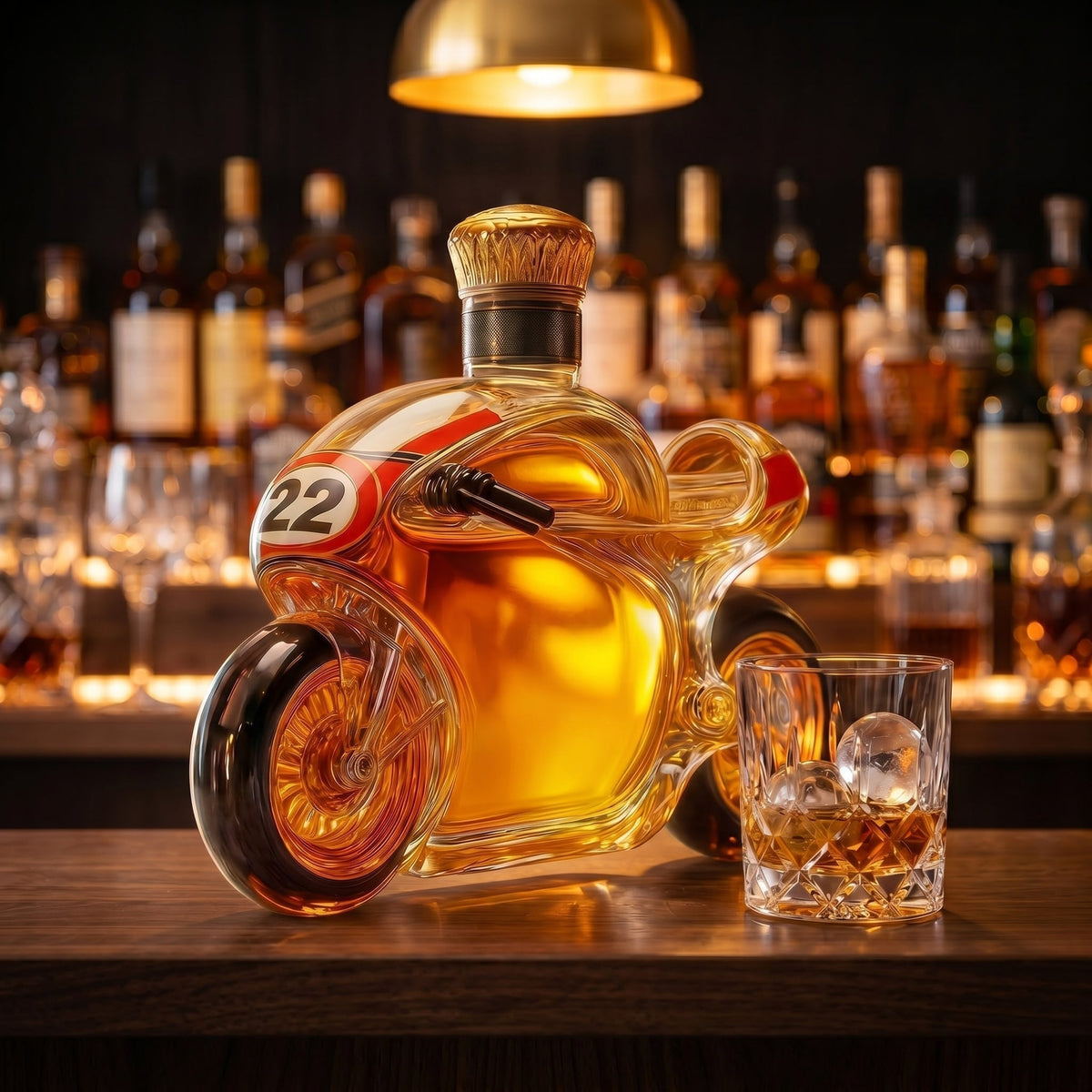 Whiskey Decanter – Racing Bike