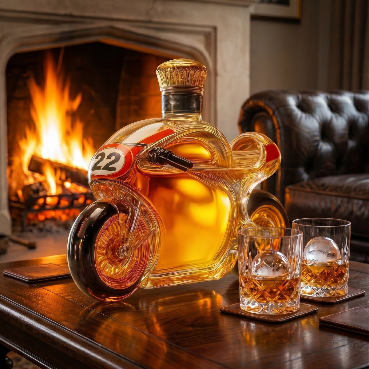 Whiskey Decanter – Racing Bike
