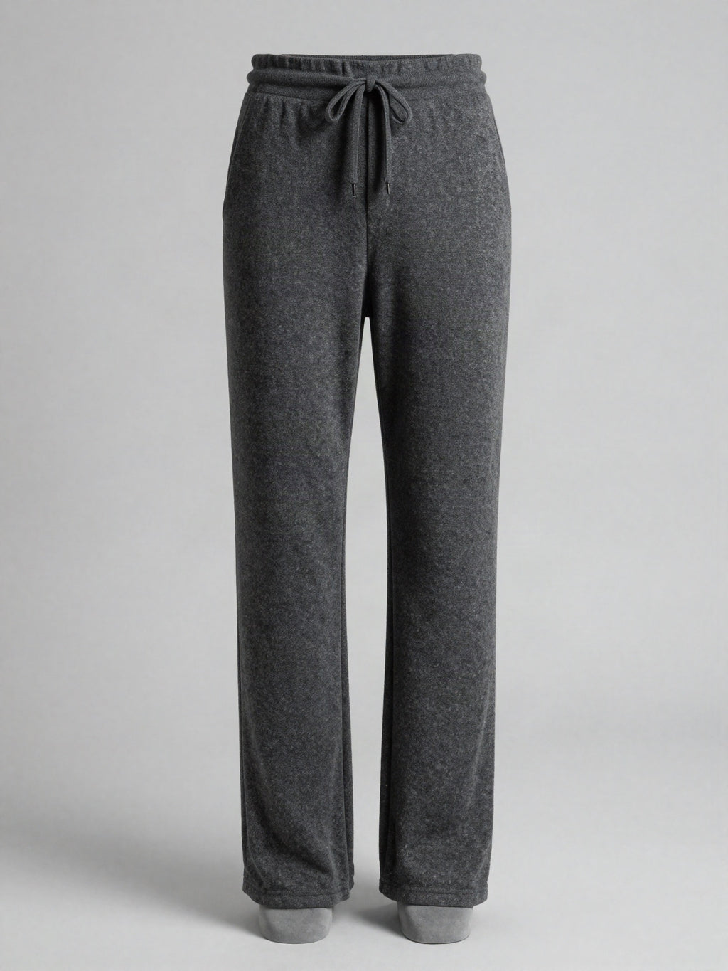 Halvorne - Textured Knit Trousers with Drawstring Waist
